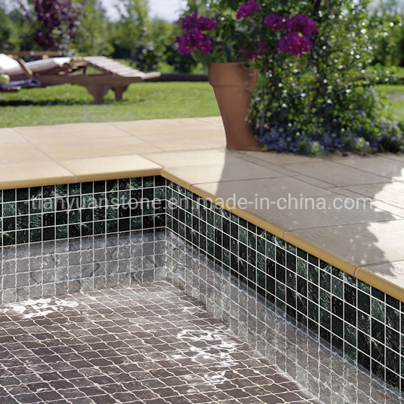 White/Green Marble Mosaic for Wall Tile and Floor Tile