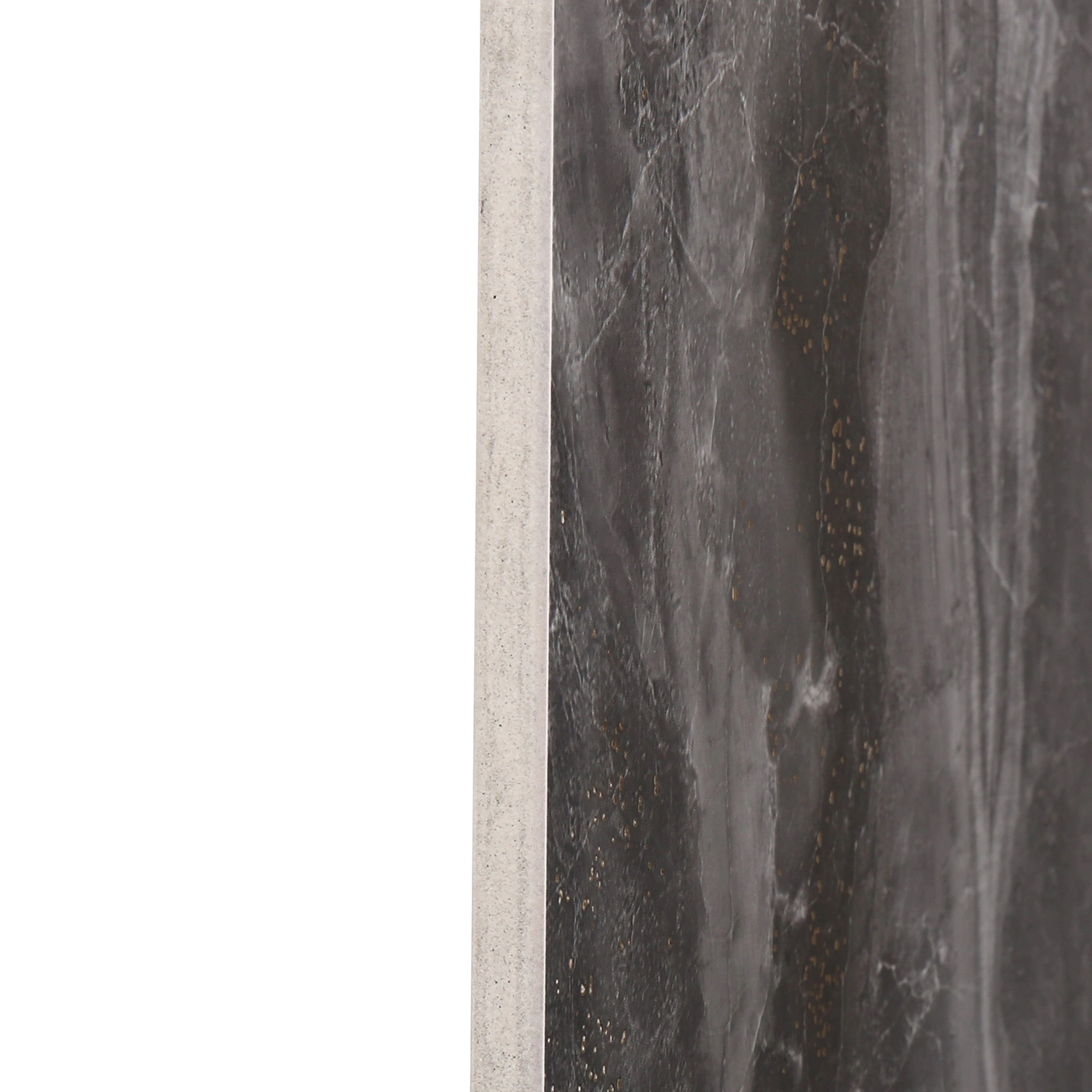 Villa/Household/Commercial Floor Wall Tile Black Marble Effect with Gilding Porcelain Tile