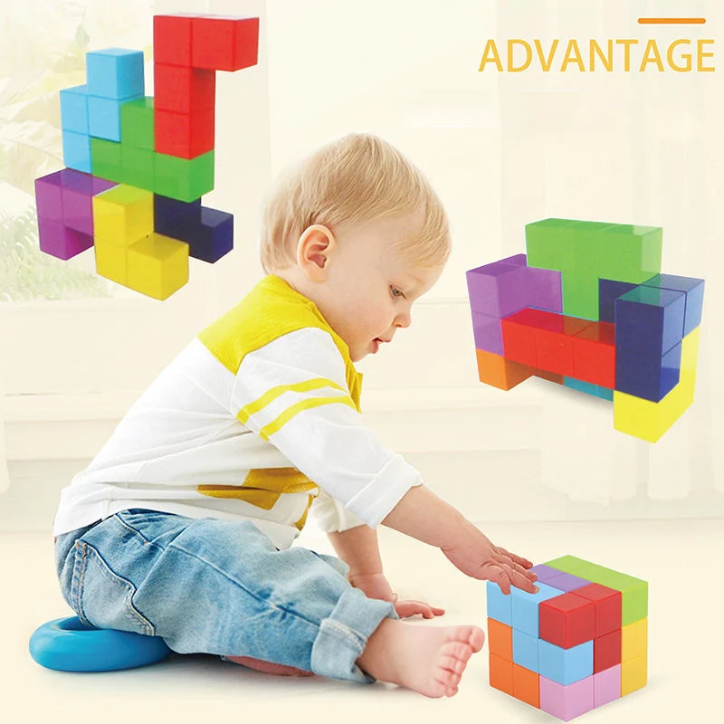Magnetic Blocks 3D Magic Cube Puzzle Multivariant Changed Square Cube Magnetic Toys