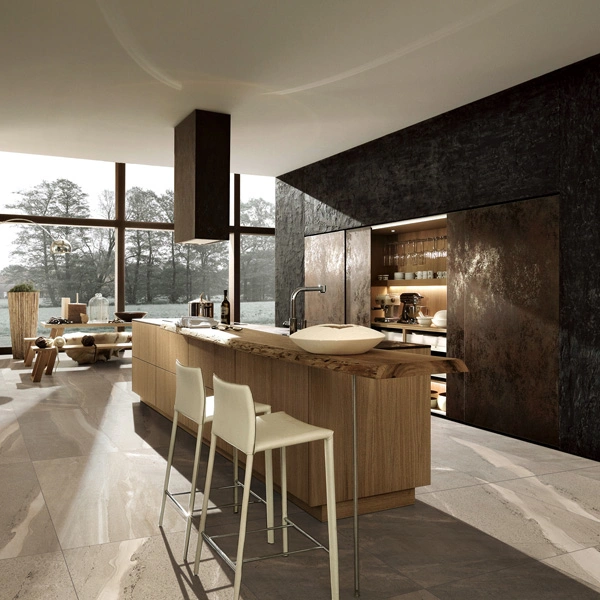 Wood Floor Tiles 600X600 Porcelain Polished in China