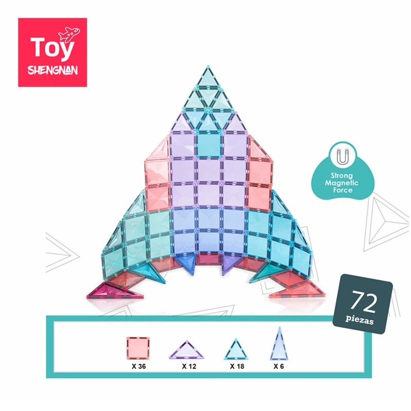 Tiles Magnetic Building Blocks Toys Rod Ball Construction Cube Children Kid Children Girl