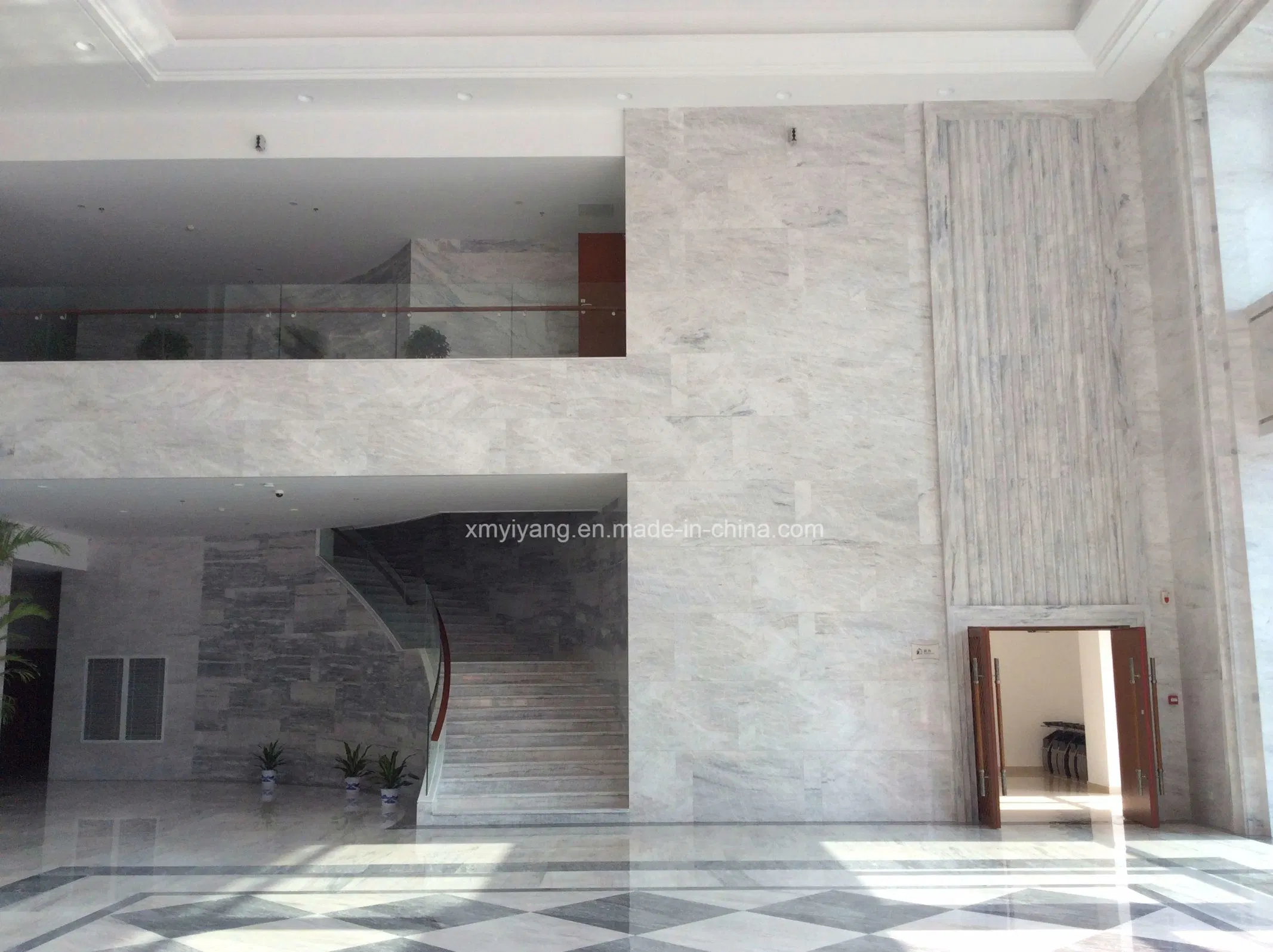 Grey/White Marble for Kitchen/Bathroom Wall/Floor Tile Polished Marble Slab