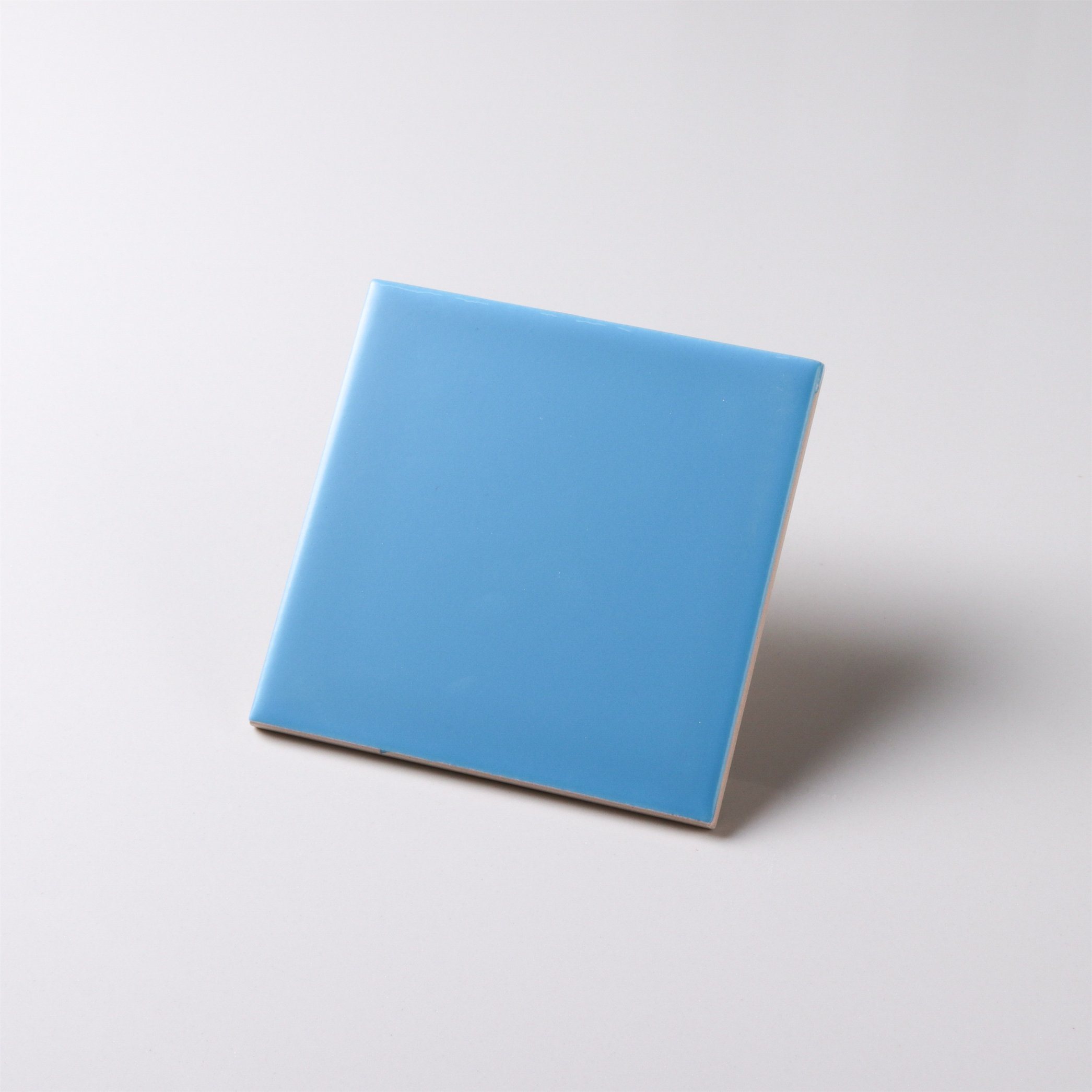 100X100mm Sky Blue Square Wall Tiles Kindergarten Decorative Wall Tiles/Commercial Tiles