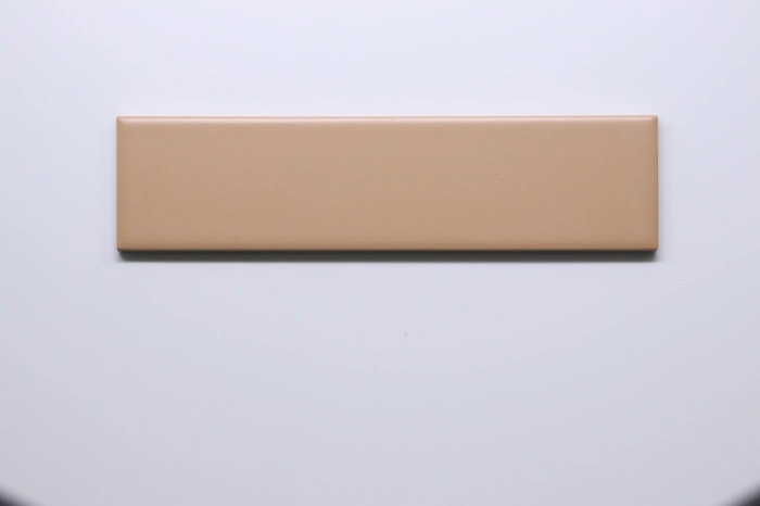 Terracotta Color Simple Coffee Shop Glazed Kitchen Tile