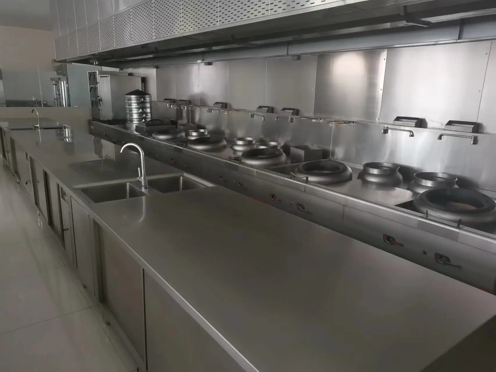 High Quality Commercial Kitchen Equipment Kitchen Cabinet Workbench Stainless Steel Cooking Prep Table Kitchen Workbench