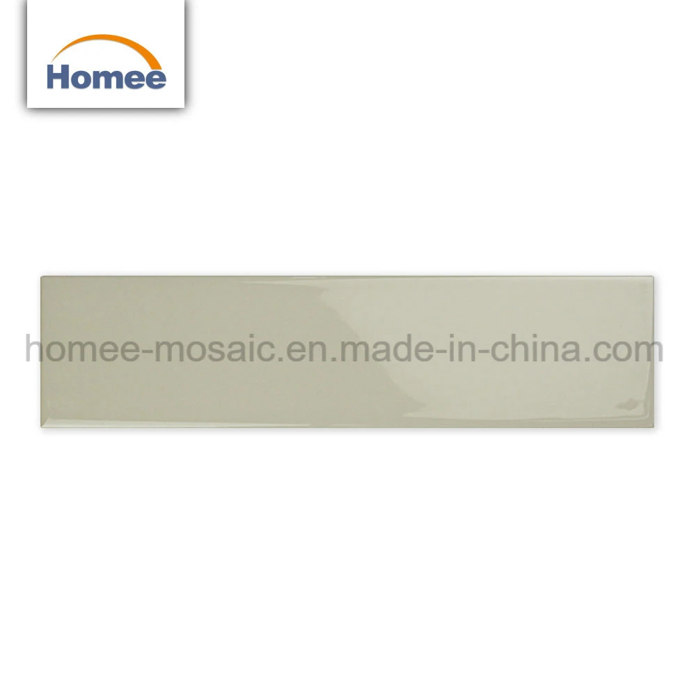 Beige Brick Subway Mosaic Tile Ceramic Polished Porcelaine Tile