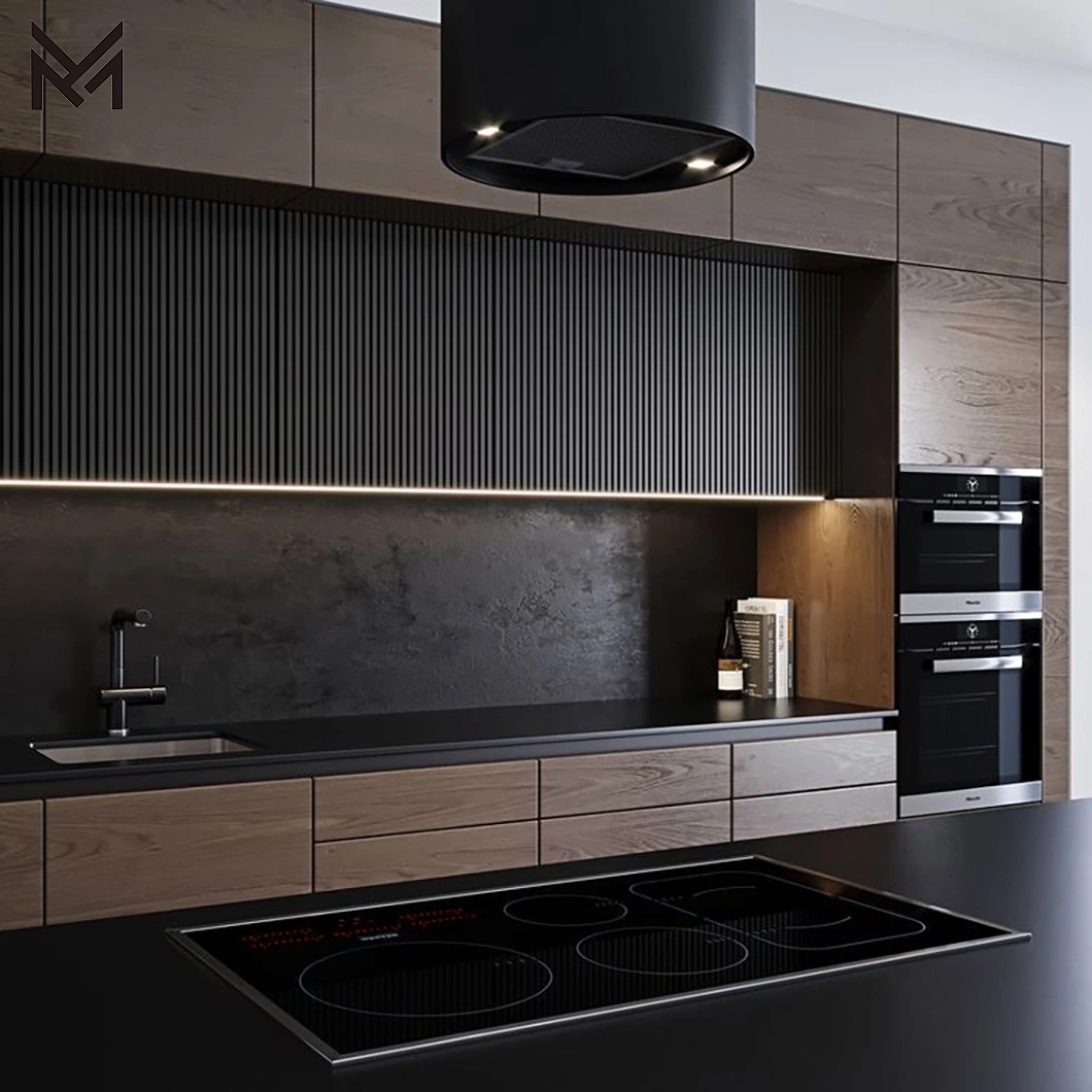 Hot Sales Popular Laminate Modern Frameless Modular Kitchen Modern Kitchen Cabinets