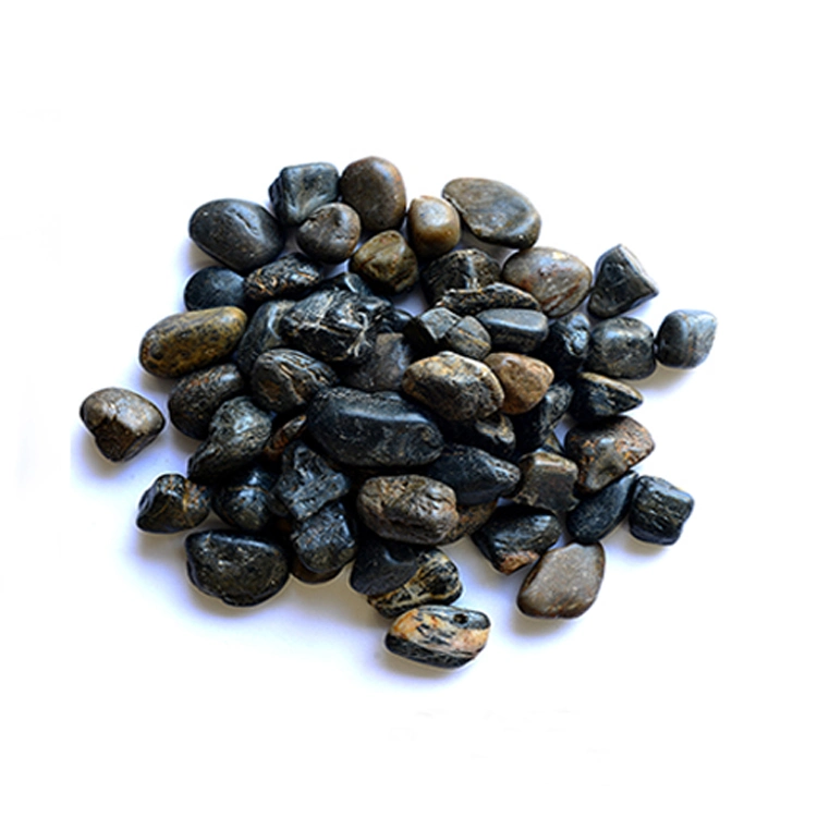 Rochester Bathroom River Stone Cobblestone Floor Black Pebble Tile