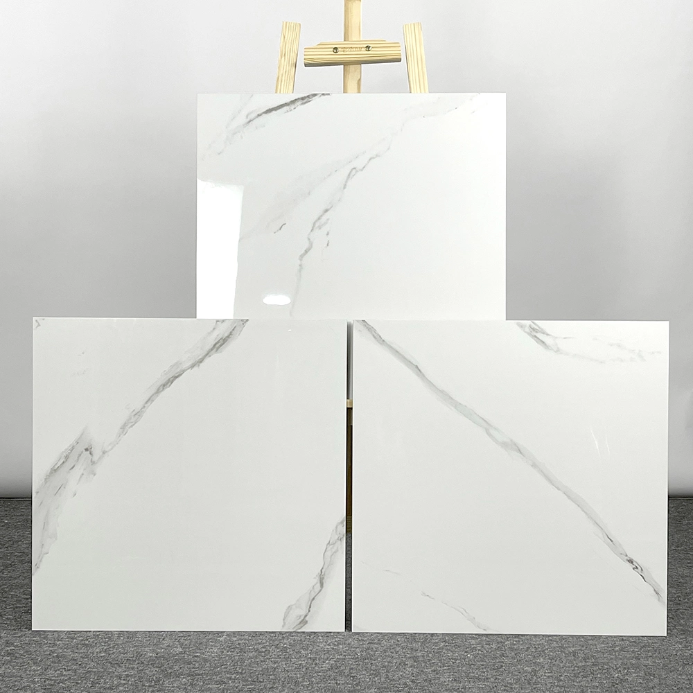 White Marble Porcelain Floor Tiles 60X60 for Living Room