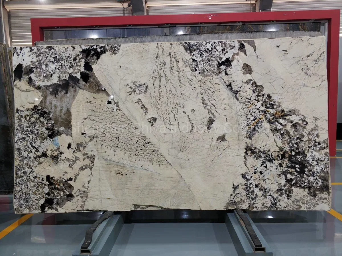 Patagonia/ Pandora Luxury Marble Wall/Tiles Villa Kitchen Prefab Countertop Island Top