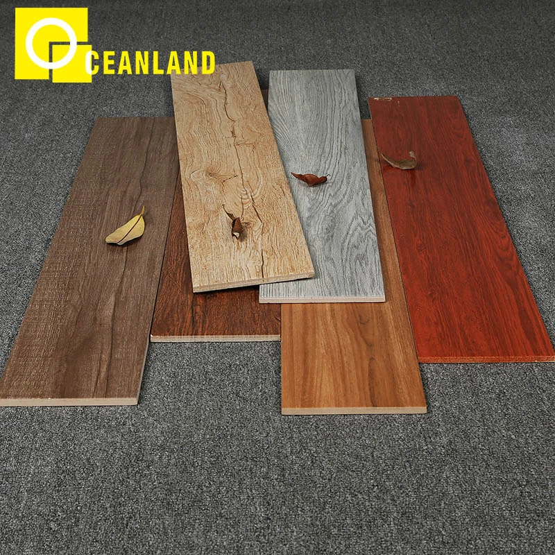 Acid-Resistant Heat Insulation New Wood Design Ceramic Tile