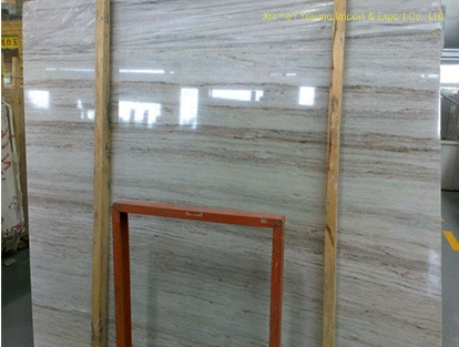 Polished Athens Wood/Wooden White Marble Slabs/Tiles/Wall/Floor Stone Countertop