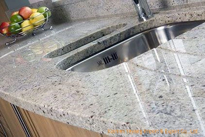 Polished Granite Countertops/Tile for Kitchen/Bathroom/Hotel White/Grey/Black/Gold Stone Vanity