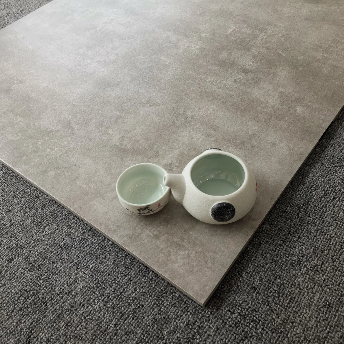Fine Workmanship Cement Look Marble Tile Rustic Glazed Porcelain Flooring Tiles
