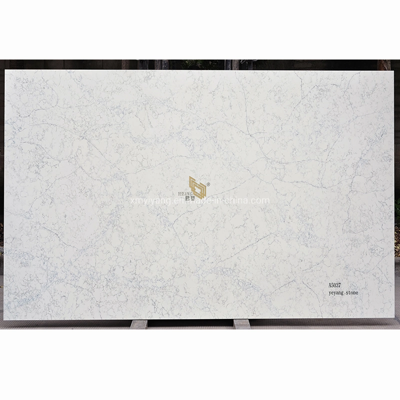 Quartz Aritificial Stone Slabs for Countertops/Vanitytop/Flooring/Wall Tiles White/Black/Grey/Brown