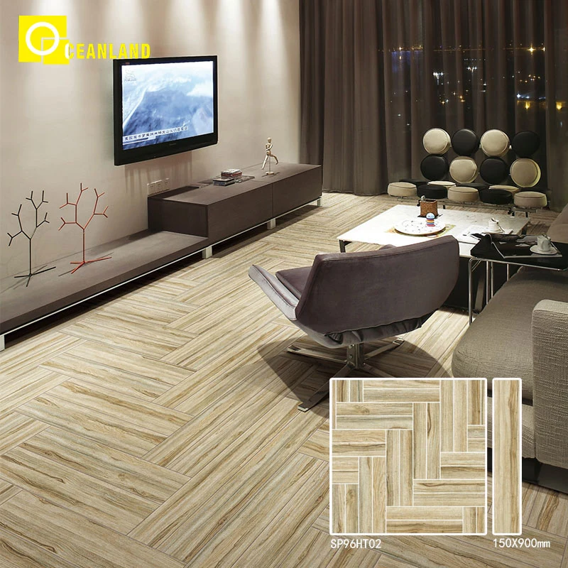 2023 American Country Style Wood Look Glazed Porcelain Tile