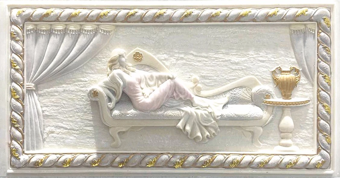 Marble Look Polished Glazed Ceramic Wall Tile for Bathroom
