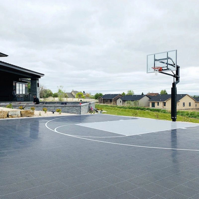 2023 New Trends Modular PP Interlock Tiles Outdoor Basketball Tennis Badminton Sport Court Flooring Tiles