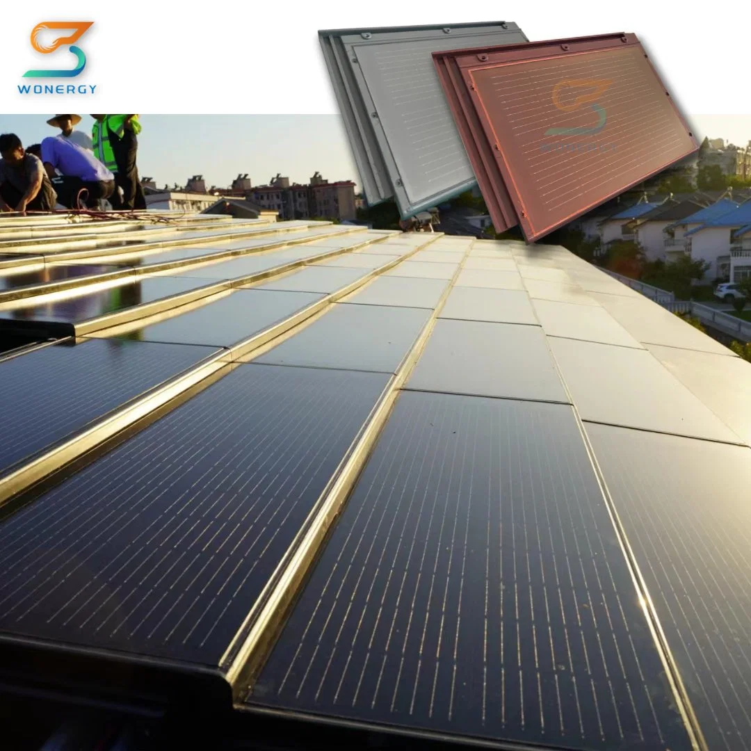 China Manufacturer Direct Selling Solar Tiles Photovoltaic Roof Household BIPV Solar Roof Tiles