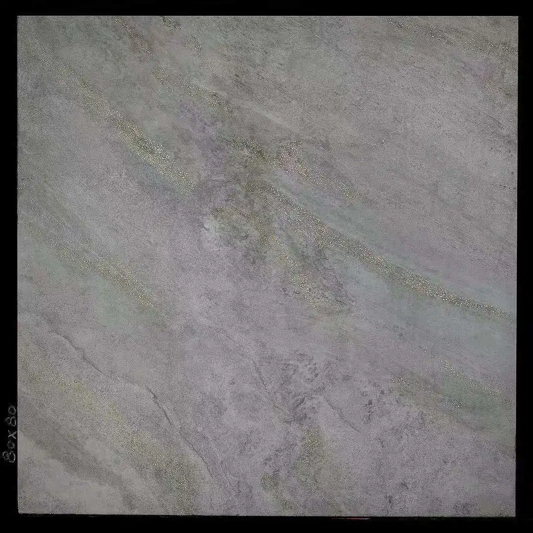 Beautiful Floor Tile Ceramic Floor Tile Golden Marble Tiles in 80X80cm