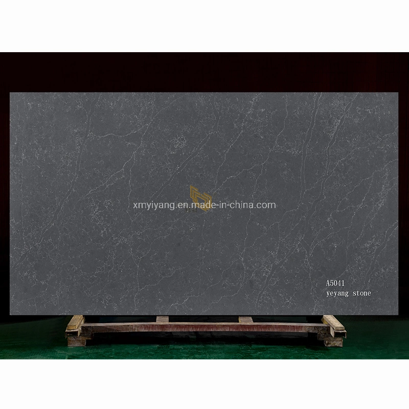 Quartz Aritificial Stone Slabs for Countertops/Vanitytop/Flooring/Wall Tiles White/Black/Grey/Brown