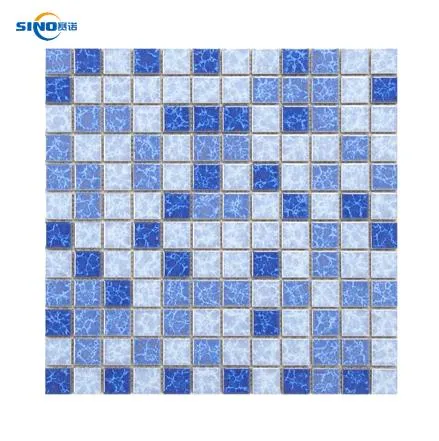 Swimming Pool Ceramic Tiles Crackle Ceramic Mosaic Wholesale Mosaic Tiles