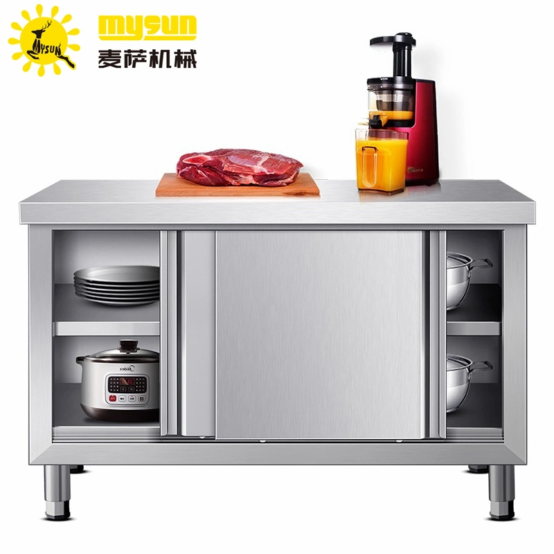 Kitchen Equipment Commercial Kitchen Large Capacity Single-Pass Restaurant Kitchen Worktable