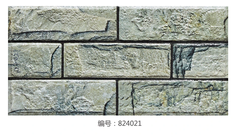 200X400 Grey Color External Ceramic Wall Tiles for Outside Building Wall
