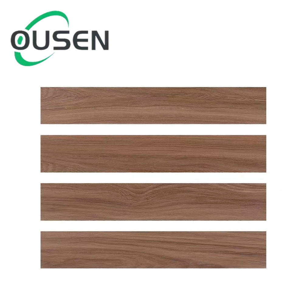Factory Cheap Standard Size 15X90 Wooden Grain Flooring Tiles Wood Pattern Ceramic Tile