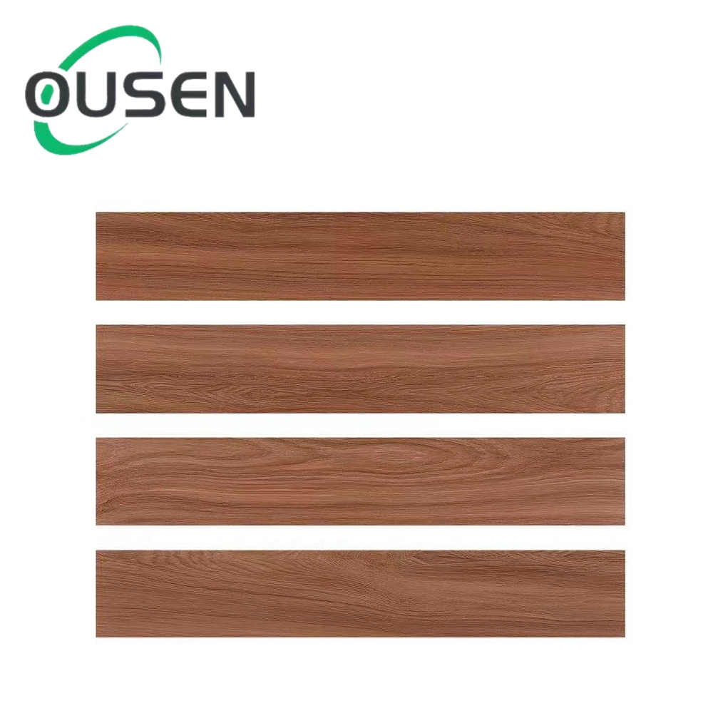 Factory Cheap Standard Size 15X90 Wooden Grain Flooring Tiles Wood Pattern Ceramic Tile