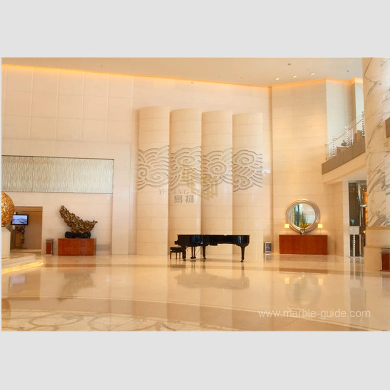 Calacatta White Marble Royal Botticino Marble Tiles for Hotel Flooring/Staircase/Wall Remodeling/Renovation/Decoration