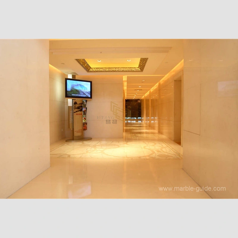 Calacatta White Marble Royal Botticino Marble Tiles for Hotel Flooring/Staircase/Wall Remodeling/Renovation/Decoration