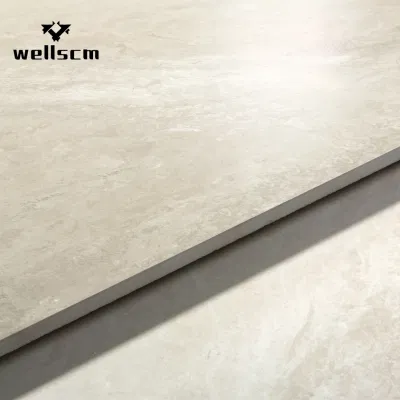 Diseño de nuevos productos de madera gris superficie pulida de porcelana esmaltada baldosas cerámicas de piso para dormitorios Hall