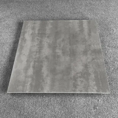 Cuerpo entero de alta calidad concreto mate aspecto Porcelana gris rústico Baldosas de pared de cemento 600X600 baldosas de suelo