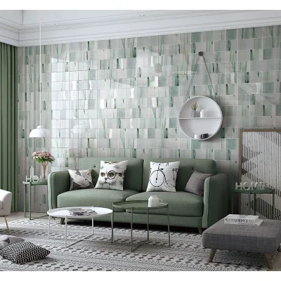 6 X 6 pulgadas efecto de pintura China Verde vidriado Cerámica Fondo pared Mosaico