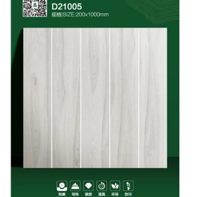  Tablero de imitación Madera textura Porcelana Gris baldosas de cerámica