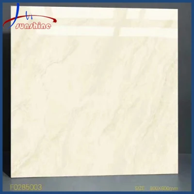  600x600 o 800X800 blanco marfil brillante pulido azulejos de porcelana de la superficie