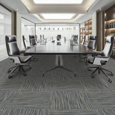 Comercial mayorista alfombra del piso de mosaico de alfombras modulares de oficina