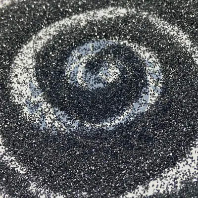 Negro de alta pureza en polvo de carburo de silicio negro Carborundo 60/80# 98% para la molienda