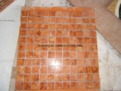Amarillo/Blanco/Negro/Gris/Rojo/Mármol granito travertino//mosaico de piedra de cuarzo para pisos/pared/baño/cocina