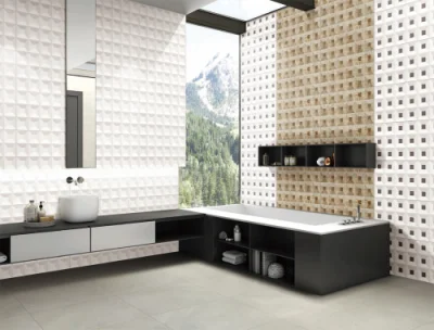Diseño de Moda 300x600mm de pared de azulejos de cerámica de 3D para la decoración del hogar