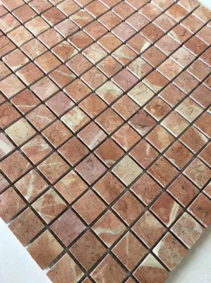 Baldosas de mármol Mosaico de piedra natural hechas a medida para pisos o. Mosaico de panel de pared