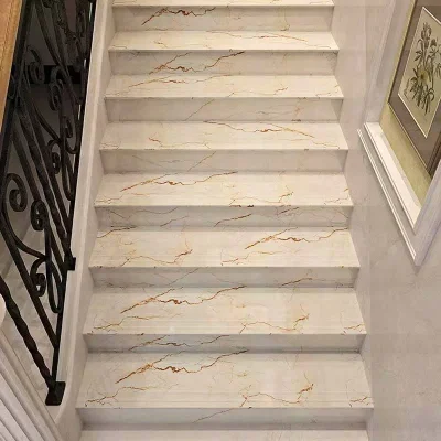 Mármol antideslizantes mirar la porcelana de diseño Escaleras Escalera Azulejos Azulejos pasos