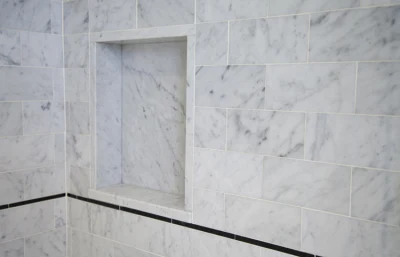  Diseño moderno Suelo pared Baño Cocina vestíbulo Stone Slab Mate Baldosas de mármol italiano Carrara baldosas de mármol blanco