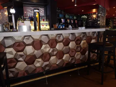 Salones de la pared interior de diseño de mosaico, azulejo de mosaico de la pared de cuero de PU, moderno, espuma de pared 3D de baldosas adhesivo