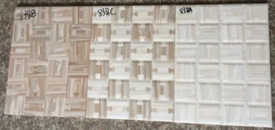 3D en relieve el patrón de tira de la pared de cerámica para decoración de mosaico de la casa (250*400mm)