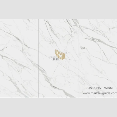  Piedra artificial mármol de Carrara blanco efecto piedra sinterizado de encimeras de cocina y cuarto de baño/