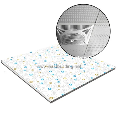 Hot Stamping 100% impermeable decorado interior del techo de PVC Panel de pared azulejos en China a Francia