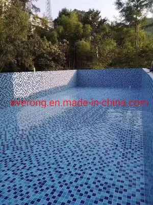 / Piedra de Cristal Azul/Mármol/Metal/Linterna/mosaico cerámico para piso Piscina cuarto de baño y azulejos de mosaico