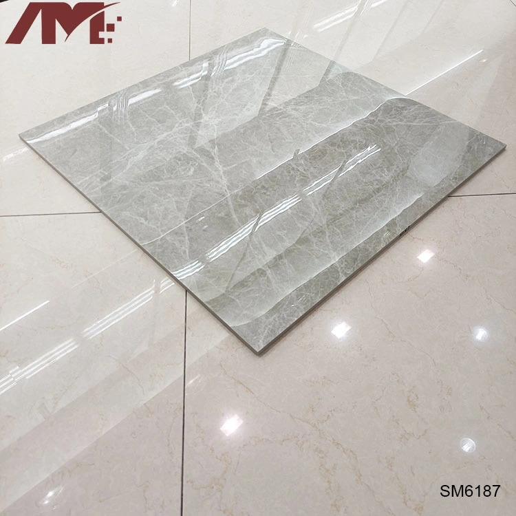 China Supplier Gray Indoor 600X600 Full Glazed Porcelanato Polished Porcelain Tile